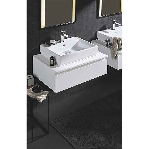 GROHE - Mitigeur lavabo EUROCUBE GROHE 23445000 - taille M - bec bas - chrome - large