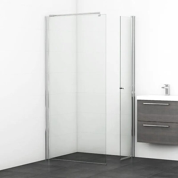 THALASSOR - SINA 60 S - Porte de douche pivotante réglable de 55,5 à 58 cm - large