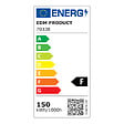 EDM - Projecteur LED 150W Noir Étanche IP65 12000lm (1200W) - Blanc Naturel 4000K - vignette
