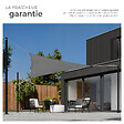 TECTAKE - Voile d'ombrage triangulaire, gris gris - vignette