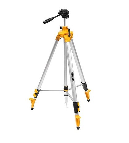 DEWALT - Trépied télescopique  - aluminium - fixation 1/4' - DE0733-XJ - large