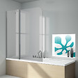 KASSANDRA - Pare-baignoire fixe et pivotant RITA 120 x 150 cm - vignette