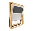 AVOSDIM - Store Duo compatible fenêtre de toit VELUX ® pour dimension S08, 10, 608 - Gris anthracite - vignette