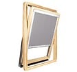 AVOSDIM - Store occultant pour fenêtre de toit ROTO ® - Gris Clair - avec un vitrage de H 63,5 x 40 cm - vignette