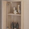 ALLIBERT - Meuble sous-vasque et colonne ALBAN 60cm - couleur chêne - vignette