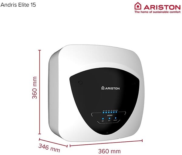 ARISTON - Chauffe-eau électrique Andris Elite Wifi 15 EU sur évier - 15 litres - ARISTON - 3105090 - large