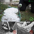 VOUNOT - Bordure de jardin plastique flexible 20m avec piquets vert bordé de vert clair - vignette