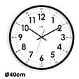 ORIUM - Horloge quartz silencieuse Oris Ø40cm - Noir - Orium - vignette
