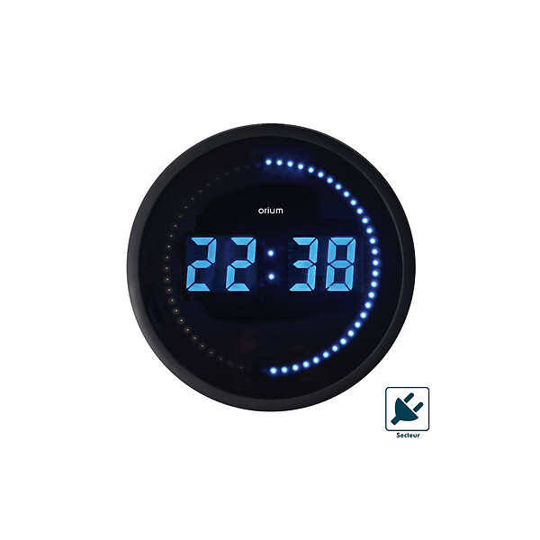 ORIUM - Horloge LED - Bleue - 30cm - Orium - large