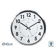 ORIUM - Horloge radio contrôlée Abylis Ø30cm - alu - Orium - vignette