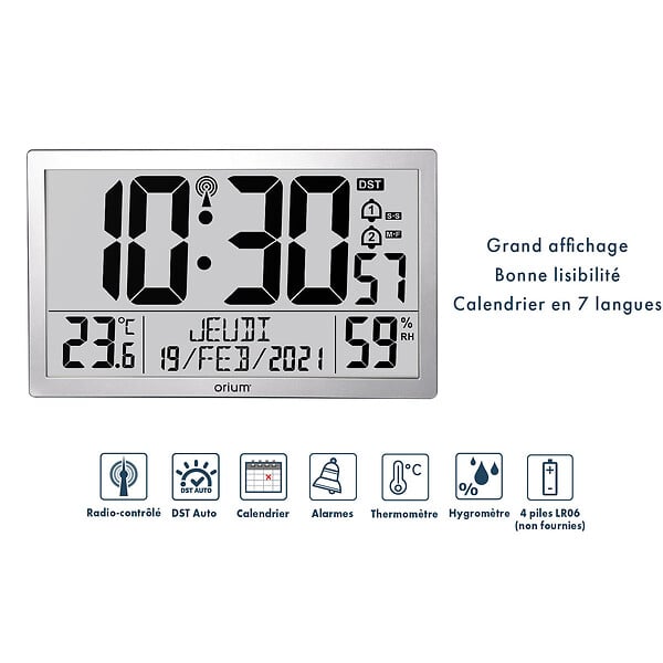 ORIUM - Horloge digitale calendrier RC Giant - Orium - large