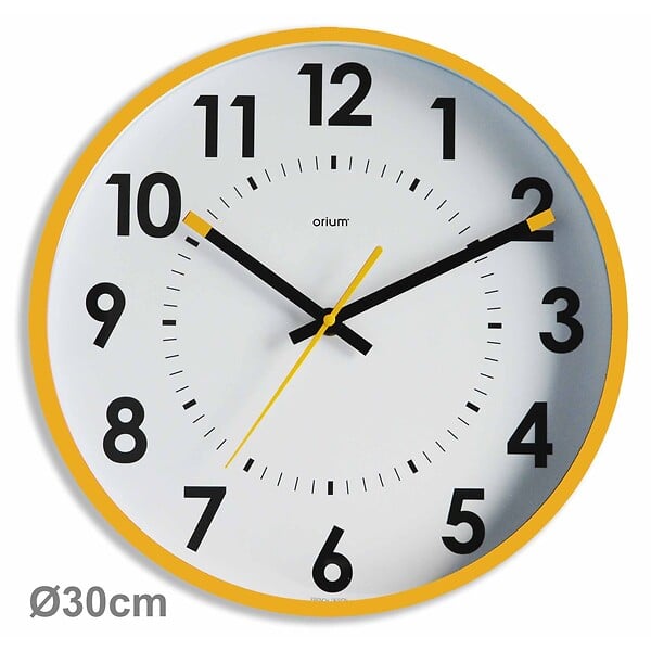 ORIUM - Horloge silencieuse Abylis Ø30cm - Ocre - Orium - large