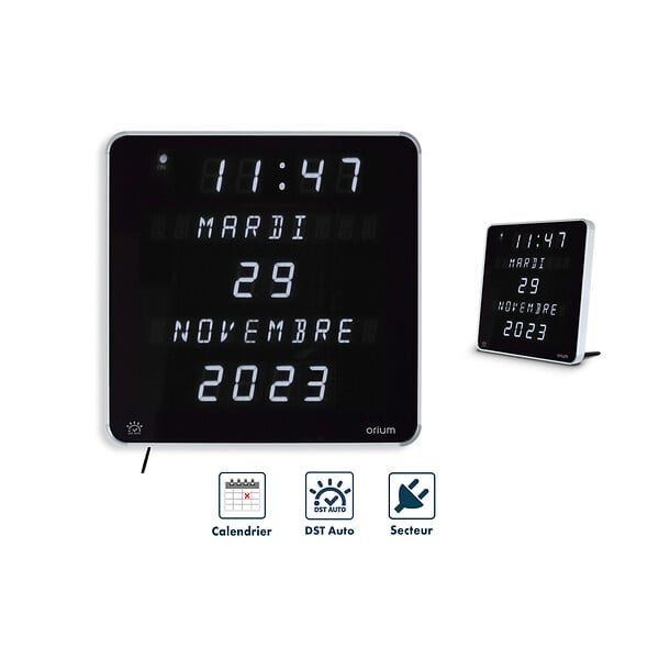 ORIUM - Horloge LED Ephemeris 28x28cm - Orium - large