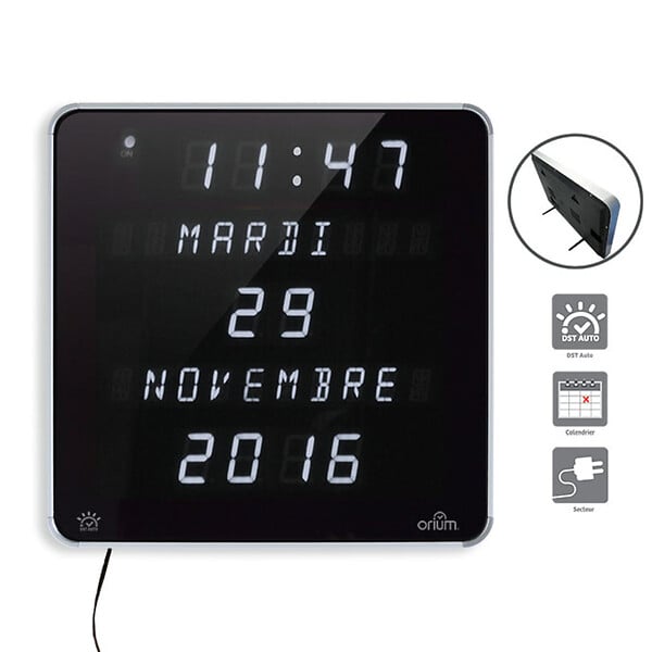 ORIUM - Horloge LED Ephemeris 28x28cm - Orium - large