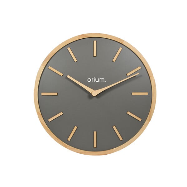 ORIUM - Horloge analogique Elegance Ø30cm - Gris - Orium - large