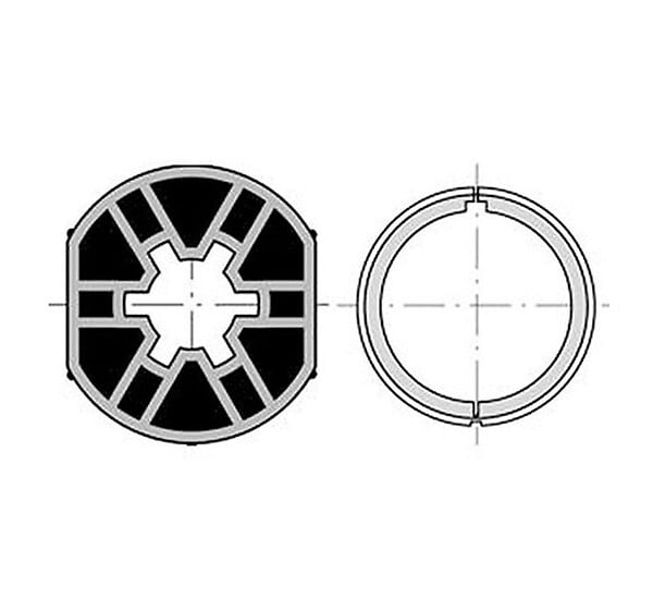 SOMFY - Adaptations moteur Somfy - Axe rond Ø40mm 9500411 - pour Moteur Ø40mm - large