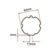 AVOSDIM - Adaptations moteur Avosdim - Axe ZF Ø64mm - pour Moteur ø45mm - vignette