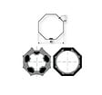 SOMFY - Adaptations moteur Somfy - Axe Octogonal 9410418 - pour Moteur Ø50mm - vignette