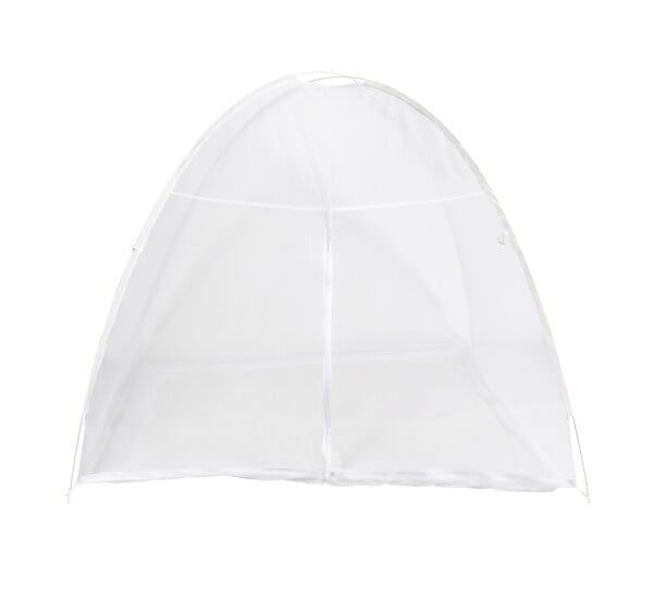 AVOSDIM - Moustiquaire lit & jardin dôme pop up fermeture zippée 180 x 200 cm - large
