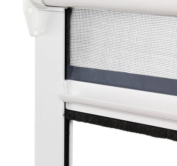 AVOSDIM - Store Moustiquaire Recoupable PVC Blanc- L 130 x H 160 cm - unitaire - large