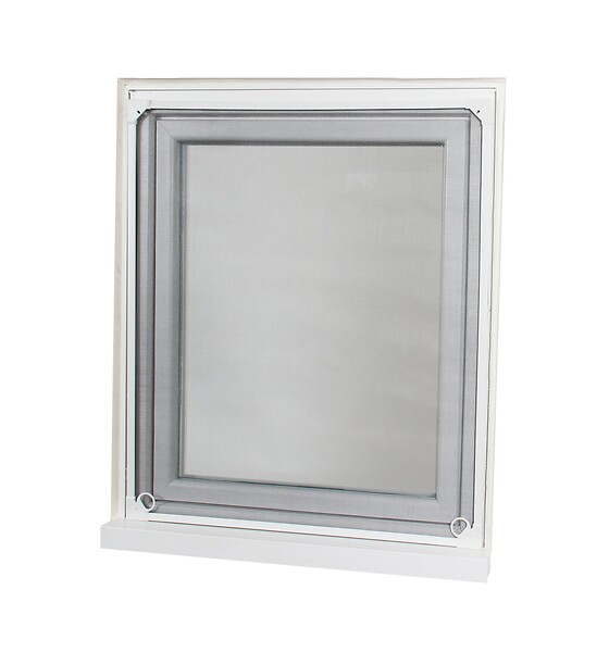 AVOSDIM - Moustiquaire cadre aimanté sans perçage - L 130 x H 160 cm - Blanc - large