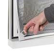 AVOSDIM - Moustiquaire cadre aimanté sans perçage - L 130 x H 160 cm - Blanc - vignette
