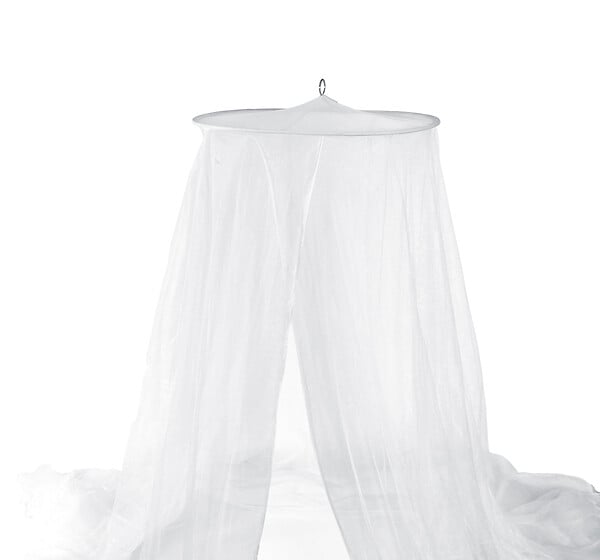 AVOSDIM - Moustiquaire pour lit 2 personnes tulle blanc - large