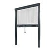 AVOSDIM - Store moustiquaire Recoupable Alu - L 125 x H 160 cm - Gris - Unitaire - vignette