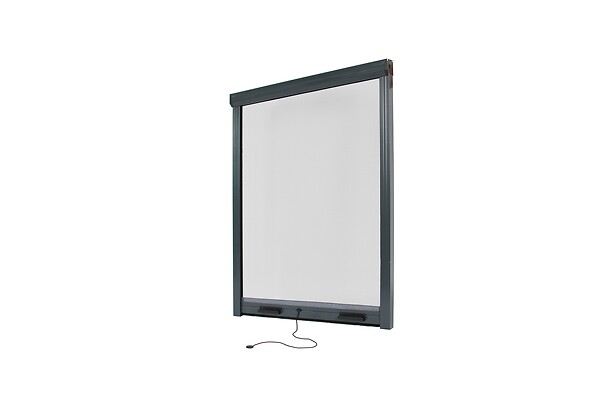 AVOSDIM - Store moustiquaire Recoupable Alu - L 125 x H 160 cm - Gris - Unitaire - large