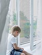 AVOSDIM - Store Moustiquaire Recoupable Alu - L 150 x H 160 cm - Blanc - Lot 2 - vignette