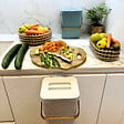 KITCHEN MOVE - Poubelle de table seau à compost BODEN Blanc 5L - vignette