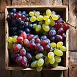 PLANT IN A BOX - Vigne à raisin - Set de 3 - Vitis vinifera - Hauteur 25-40cm - ⌀9cm - vignette