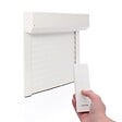 AVOSDIM - Volet roulant electrique radio Alu Blanc - L120 x H120 cm - Motorise avec telecommande incluse - Recoupable - vignette