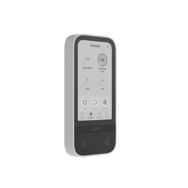 AJAX - télécommande sans fil 5" blanc - KEYPADTOUCHSCREENW - large