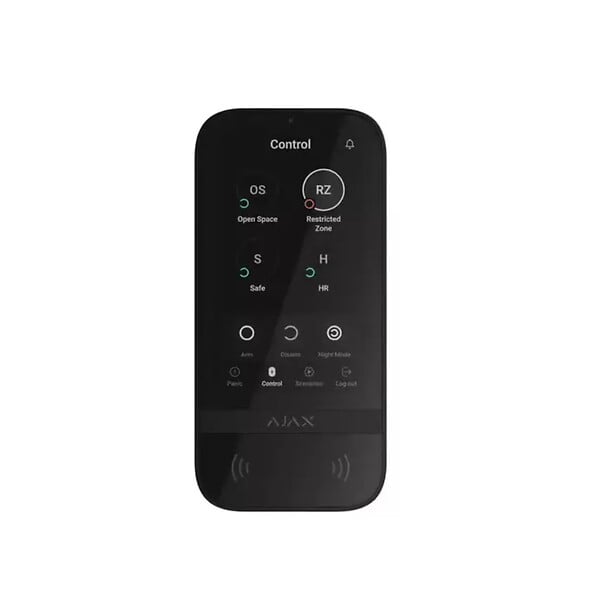 AJAX - télécommande sans fil 5" noir - KEYPADTOUCHSCREENB - large