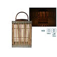 ORIUM - Lanterne solaire bambou Carrée - Orium - vignette