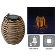 ORIUM - Lanterne solaire tressée Alicia h26cm - Orium - vignette