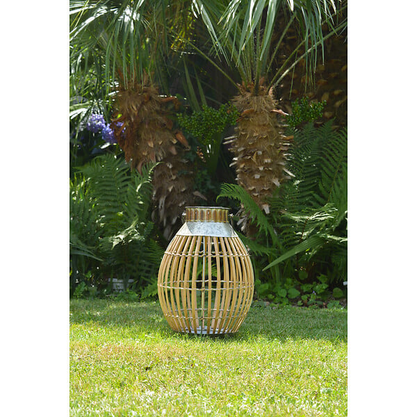 ORIUM - Lanterne solaire bambou h51cm - Orium - large