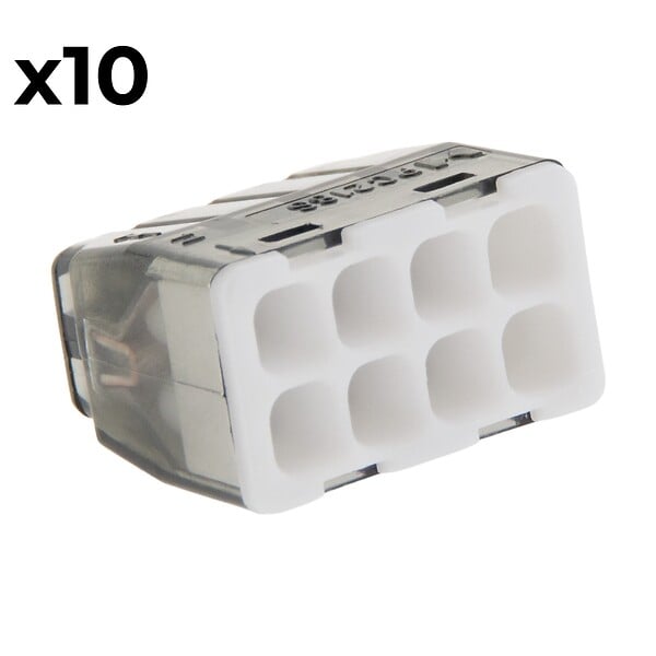 BLM - Sachet de 10 bornes 8 entrées - mini connex - Blm - large