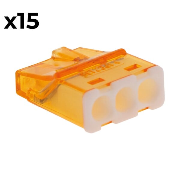 BLM - Sachet de 15 bornes 3 entrées - mini connex - Blm - large