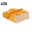 BLM - Sachet de 15 bornes 3 entrées - mini connex - Blm - vignette