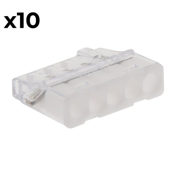 BLM - Sachet de 10 bornes 5 entrées - mini connex - Blm - large