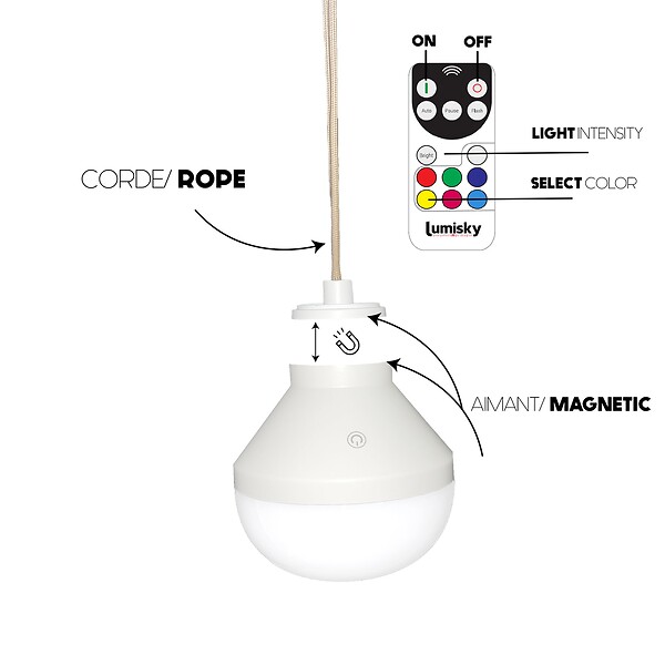 LUMISKY - Suspension nomade DARMA NOMAD D80 cm - large