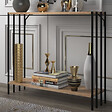 CONCEPT USINE - Console industrielle avec étagères PITEA $ - vignette