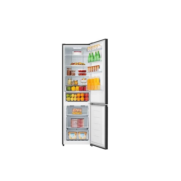 HISENSE - réfrigérateur combiné 60cm 336l nofrost inox noir - FCN331AFD - large