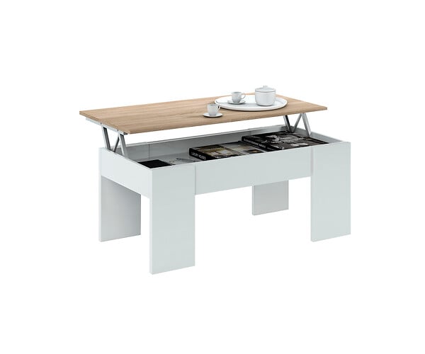 FORESHABIT - Table basse avec plateau relevable Alida - large