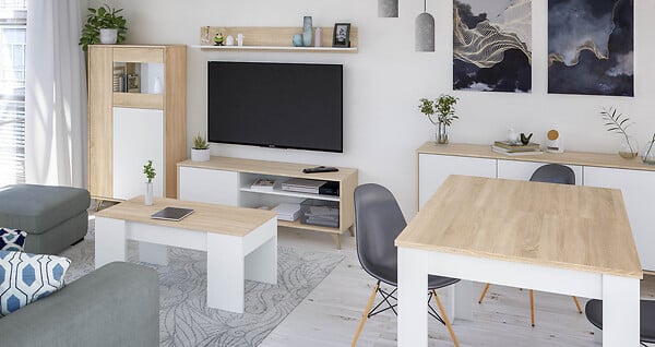 FORESHABIT - Table basse avec plateau relevable Alida - large