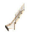 KORDO - Kit escalier NOSTRA 1/4 Tournant Droite avec Garde-corps - vignette