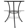 VIDAXL - vidaXL Table de bistro Terre cuite et blanc 60 cm Mosaïque - vignette