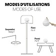LUMISKY - Suspension nomade LEONORA NOMAD D44 cm - vignette